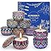 Produktbild 9 Stück Kerzen Duftkerze Vanille, Lavendel, Duftkerzen Geschenkset Frauen Dankeschön Geschenke mit Angenehmer Duft