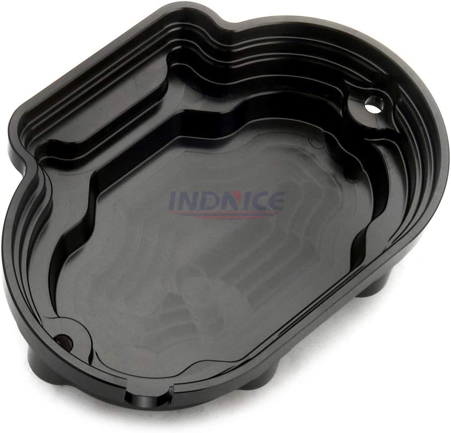 For harley Black Gauge Transmission Side Cover FLHTCU FLHTK FLHTKSE FLHX FLHXS FLHTCUTG 2014-2016