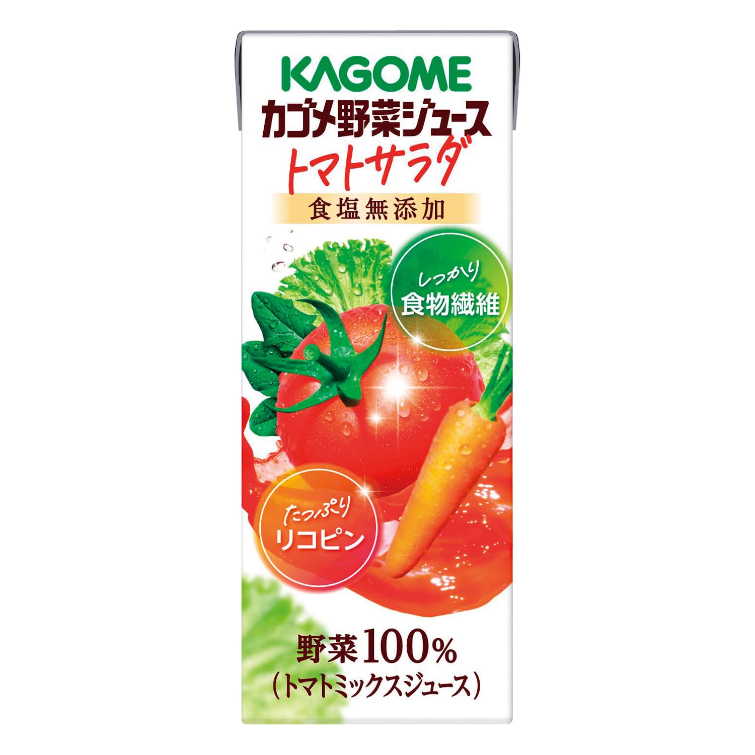 Amazon.co.jp: カゴメ 野菜ジュース トマトサラダ 200ml紙パック×24本
