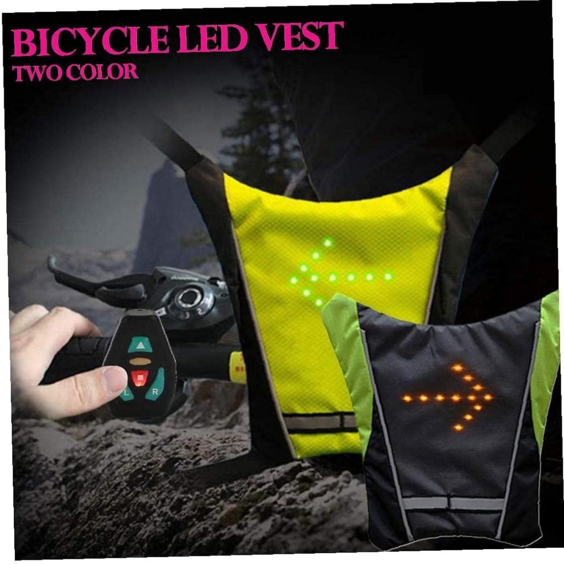 Gilet réfléchissant, lumière de sécurité exécutant gilet de vitesse réfléchissant, sécurité nocturne à haute visibilité réflecteur réglable, léger et résistant aux intempéries for le jogging et le cyc