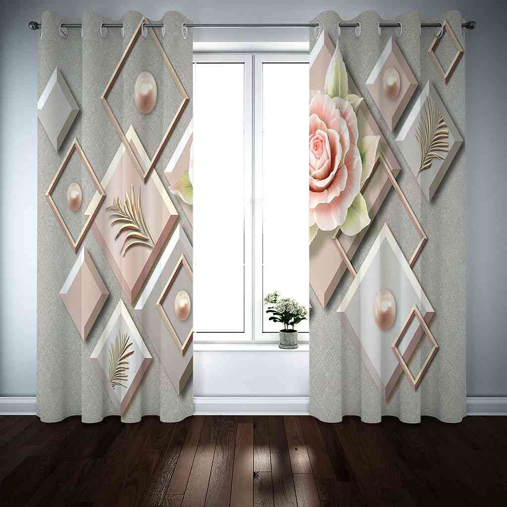 Tende Oscuranti Fiori Primaverili - 2 Pannelli 140x220 Cm, Termiche E Isolanti