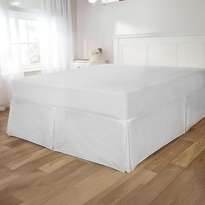 Rohi Percale Extra Deep Fitted Valance Sheets King Size 40 cm Pleated