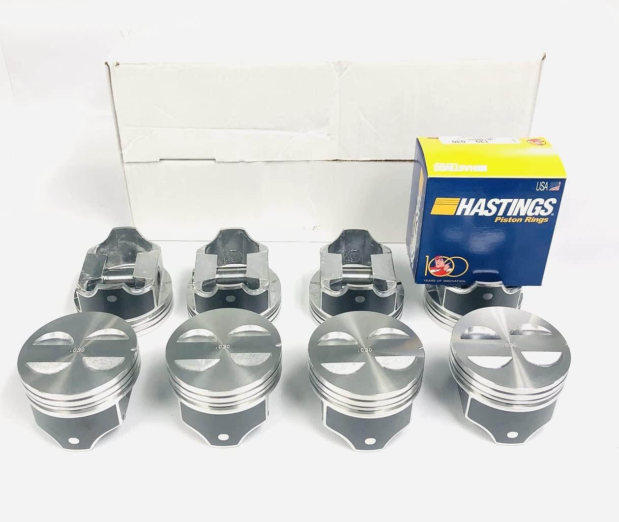 Guardian Engine Kits Flat Top 4VR coated skirt Pistons