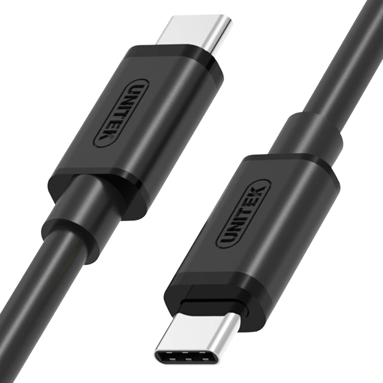 UNITEK Y-C477BK USB3.1 USB-C-Kablo m/1m Siyah