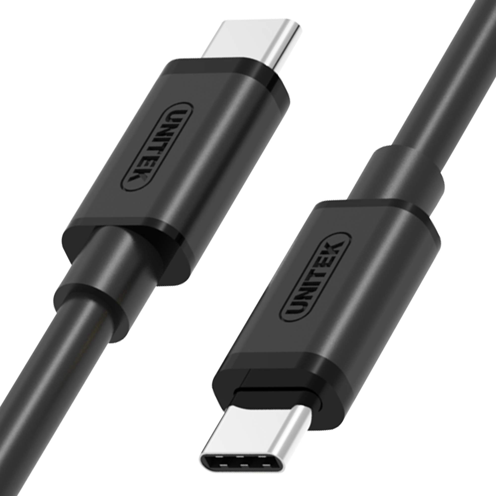 UNITEK Y-C477BK USB3.1 USB-C-Kablo m/1m Siyah