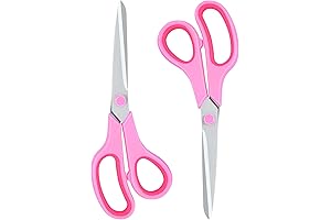 Exceptional Pink Scissors Designed for Office, Home, School, Craft, and Sewing Projects