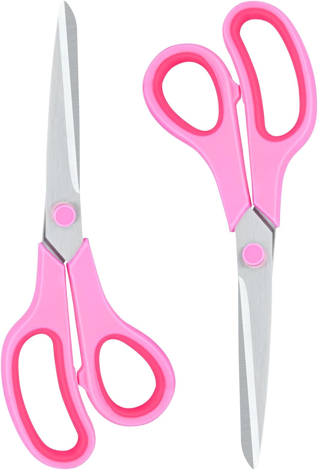 20 Pack 8 Inch Scissors Bulk - Sharp Stainless Steel Blades For Office, School & Crafting