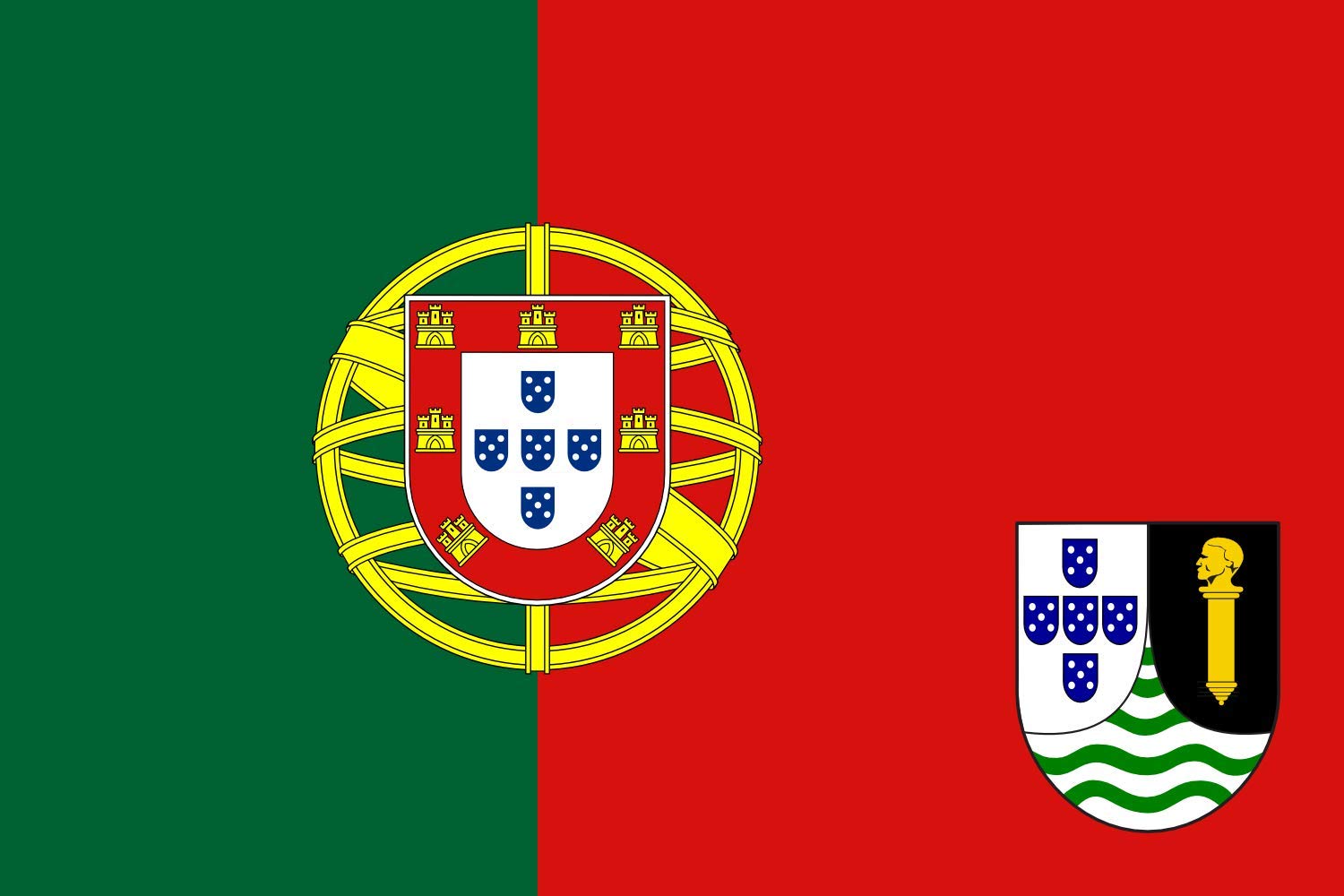 Drapeau Guinée portugaise 1965 haut de gamme XL réplique officielle historique