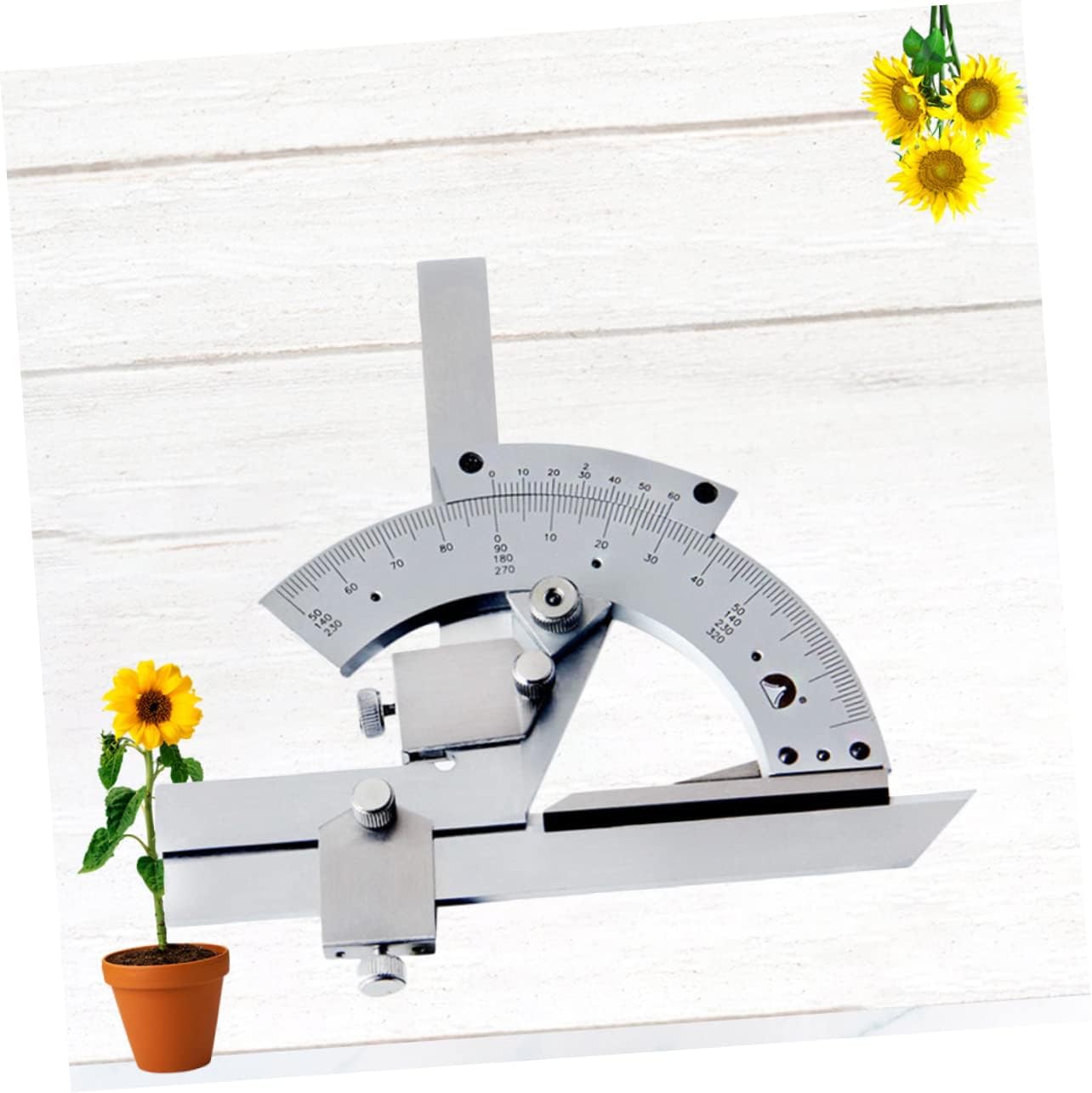 320degree Precision Goniometer Protractor Digital Angle Ruler Architectural Scale Ruler for Woodworking