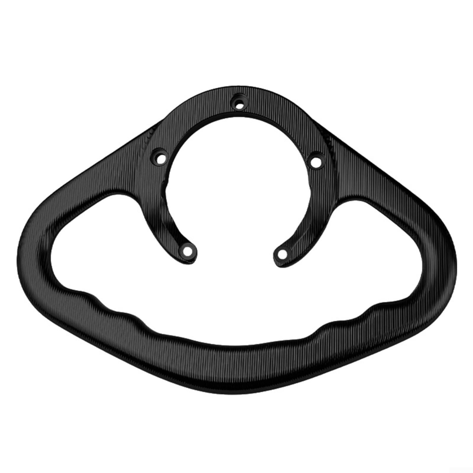 1 maniglia per serbatoio del carburante, in lega di alluminio CNC, per Kawasaki passeggero, con scanalature antiscivolo, presa sicura, per guida su strada, touring, colore nero