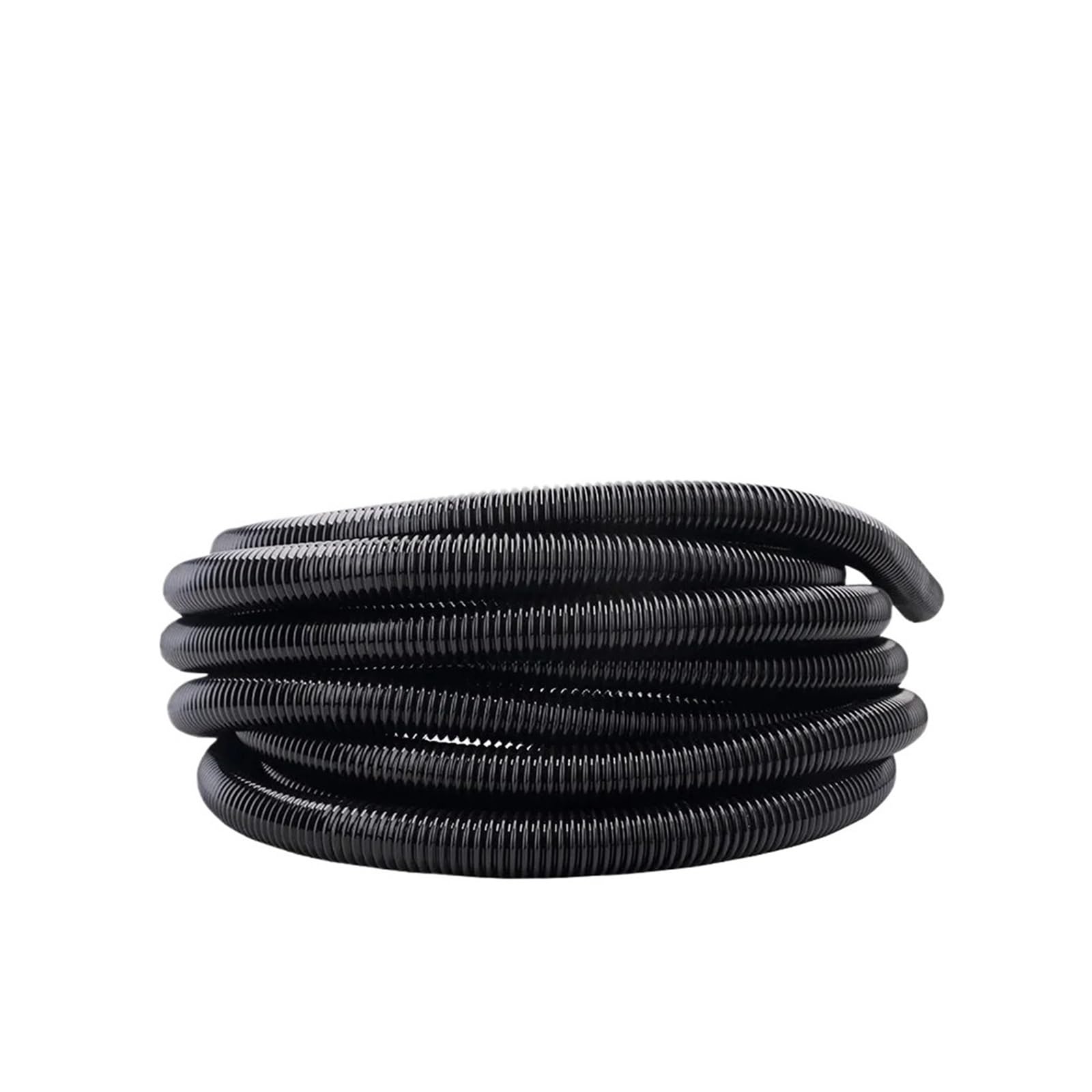 Vacuum Cleaner Thread Hose Inner 35mm/Outer 42mm Bellows Straws(Black-10m (35mm))