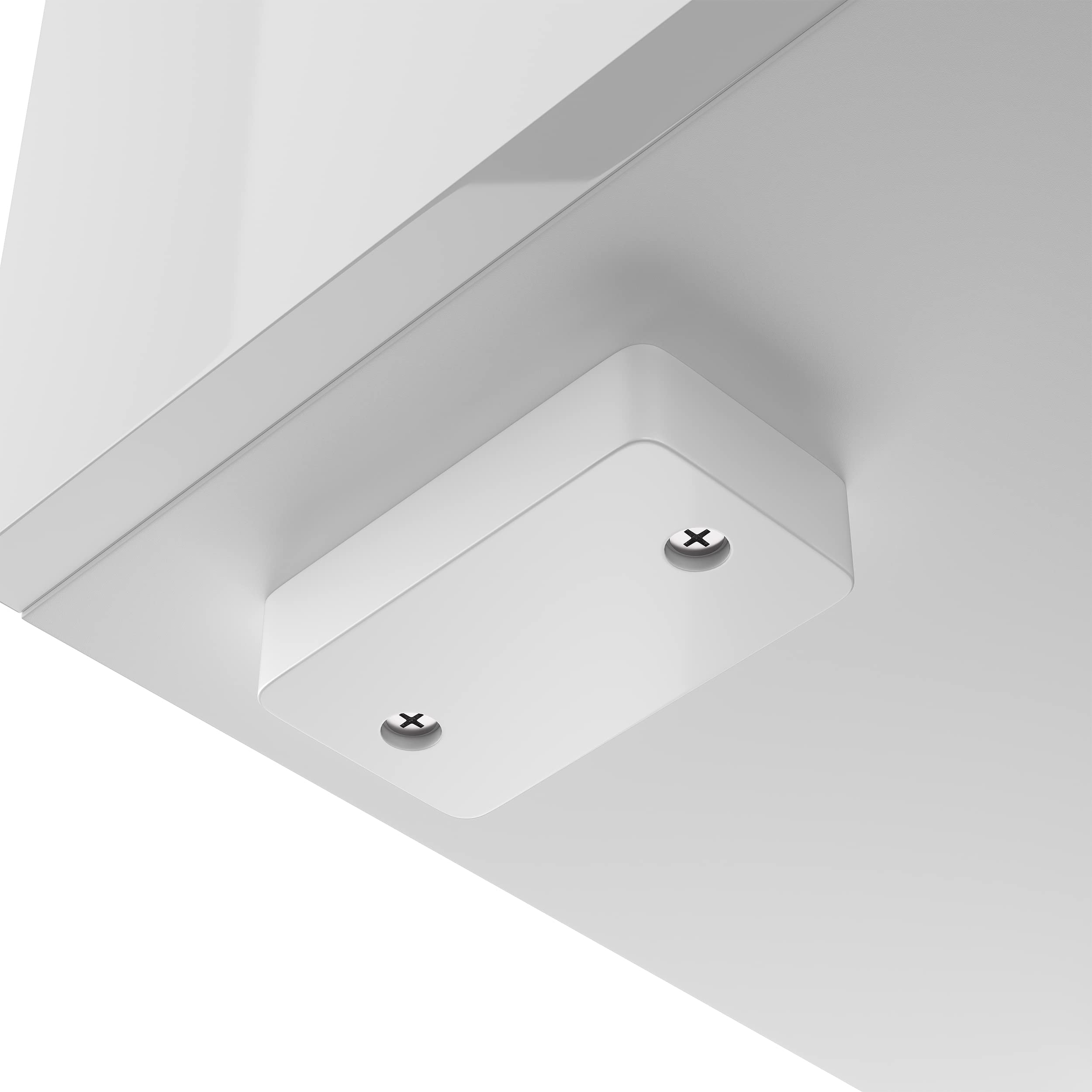 SONNI Witryna z oświetleniem LED, szklana witryna z szufladami, biała, front na wysoki połysk, witryna kolekcjonerska, szafa z witryną, szer. 550 x gł. 350 x wys. 1720 mm