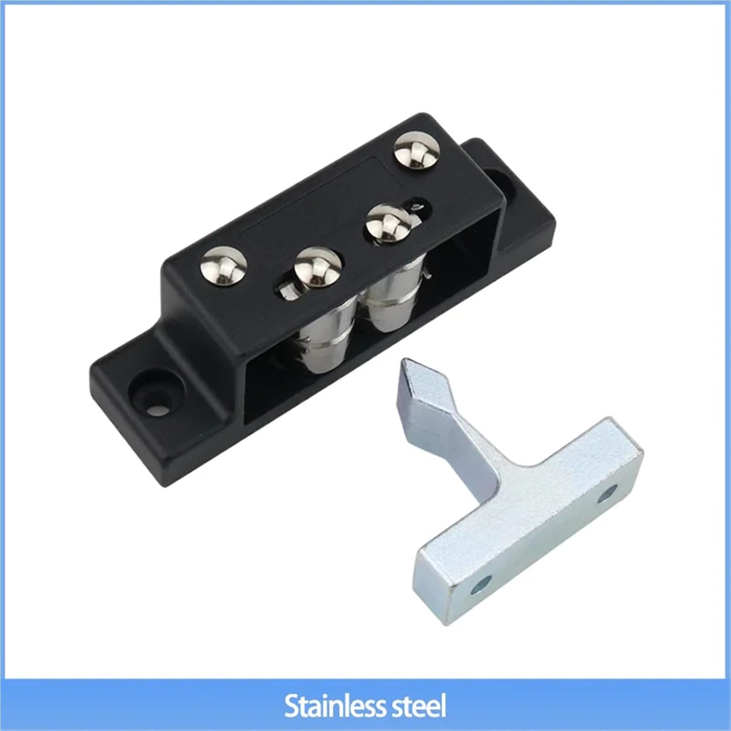 Metal Spring Door Lock Zinc Alloy Buckle 1Pcs