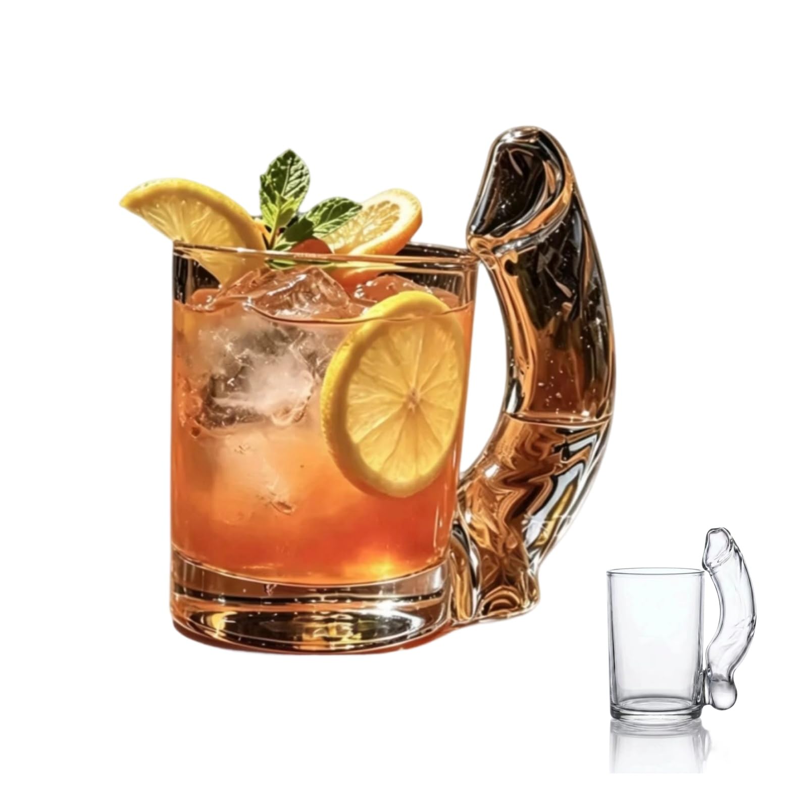 Funny D-Cup Shaped Glass Cocktail Glass, Quirky Wine Glasses Gag Gifts (1)