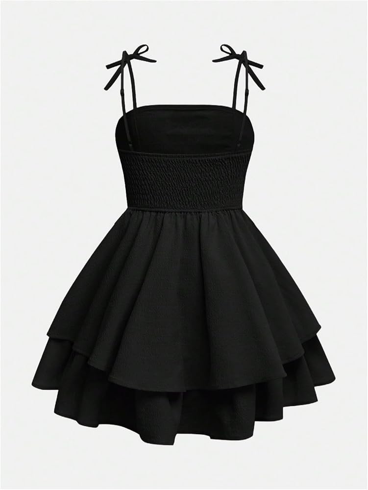 Amazon.com: SHENHE Girl's Smocked Ruched A Line Swing Dress