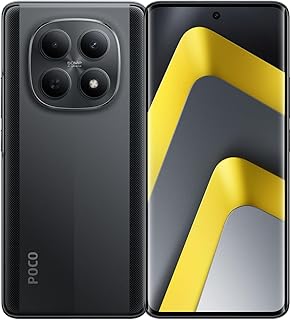 XIAOMI POCO M8 5G, Smartphone 8 Go + 256 Go, écran Low AMOLED 120 Hz de 6,77 Pouces, processeur Snapdragon 6 Gen 3, Double caméra IA 50 MP, Design 3D incurvé élégant de 7,35 mm, Noir, Chargeur Inclus