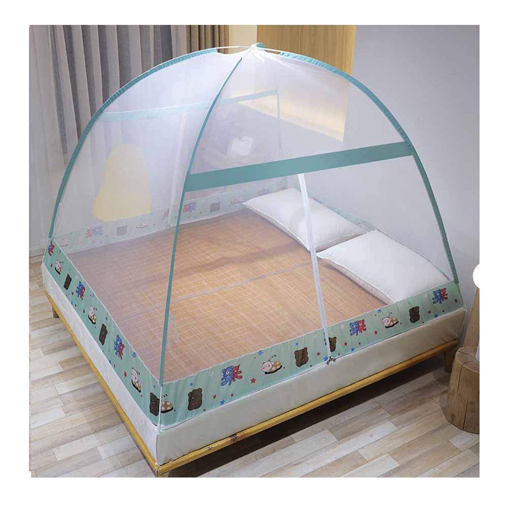 Auvents de lit OKUOKA moustiquaire design yourte double porte en maille haute densité