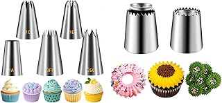 Suuker Large Piping Tips & Sultan Tips Set
