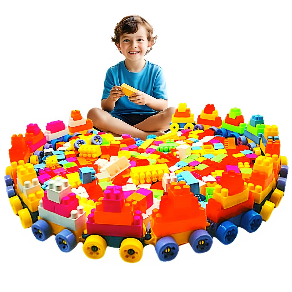 FAMIBCO Toys for Children Educational & Learning Toy for Kids, Colourful Building Blocks Set, Assorted Shapes and Sizes,Building Blocks for Kids with Wheel, 200 Pcs - Multicolor (B0DCSJD8PK) Amazon Price History, Amazon Price Tracker
