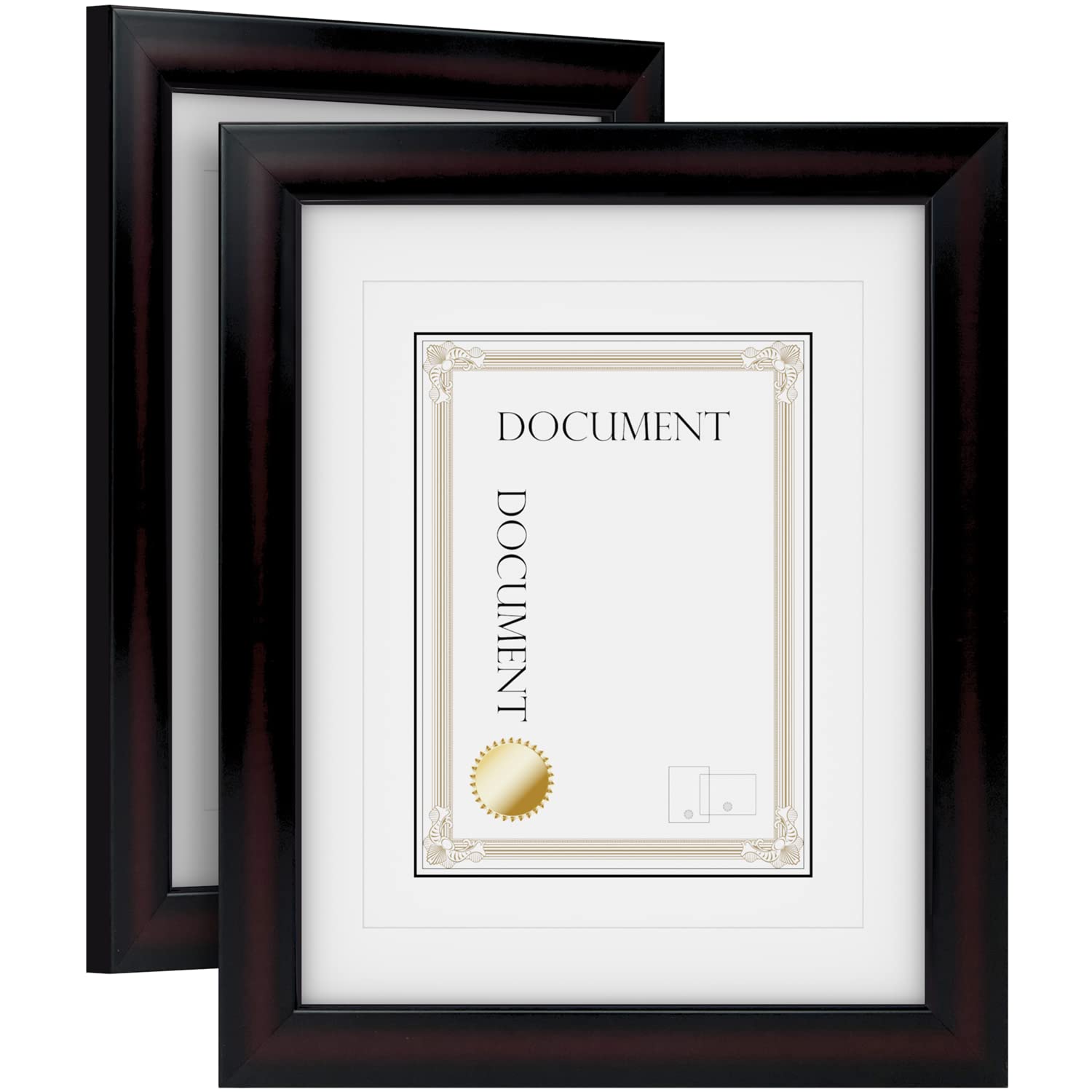 Buy Ballucci 2 Pack 11x14" Wall Diploma Frames Matted for 8.5x11
