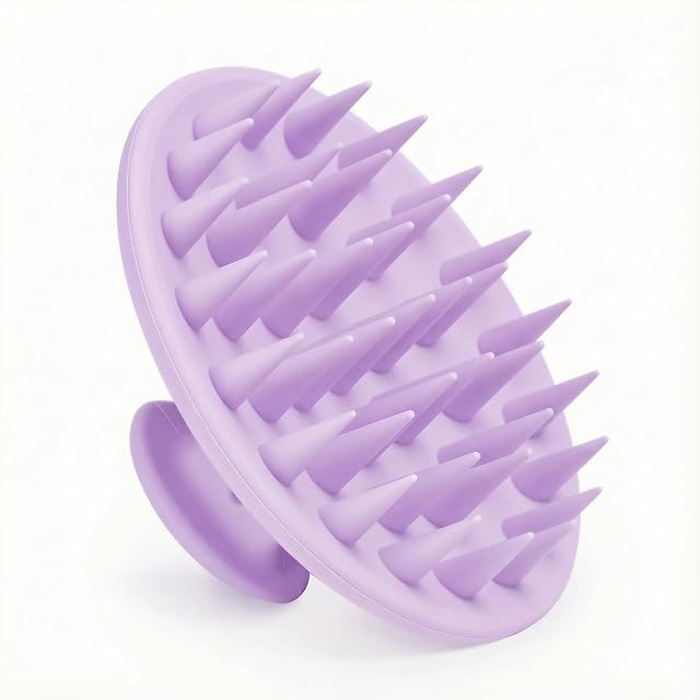 Silicone Scalp Massager Shampoo Brush Scalp Brush for Hair Growth Dandruff Removal Hair Scrubber Scalp Stimulator Exfoliator Brush
