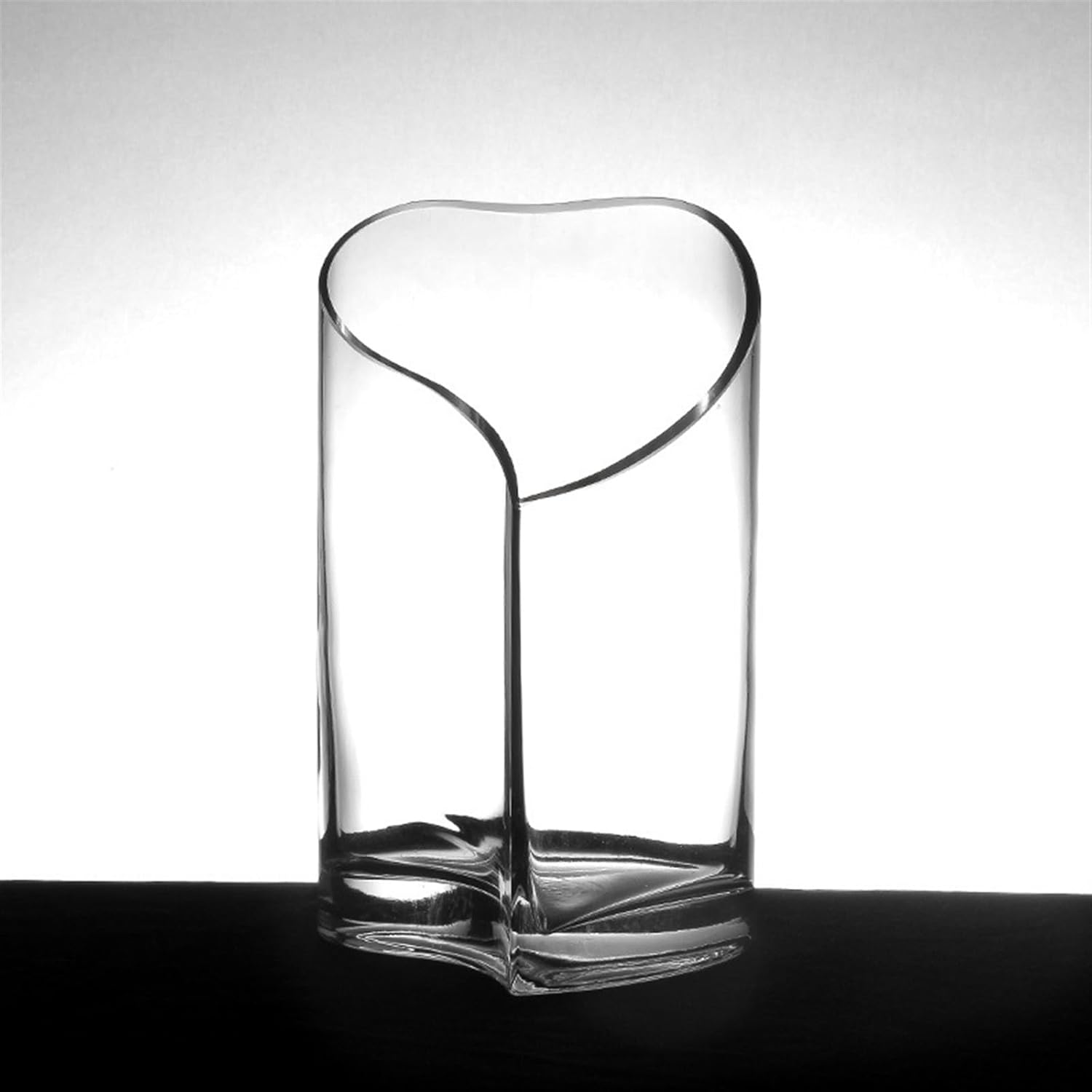 Aquarium Fish-Bowl Small Glass Goldfish Aquarium Desktop Mini Creative Heart Fish Tank, 12.5cm X 22