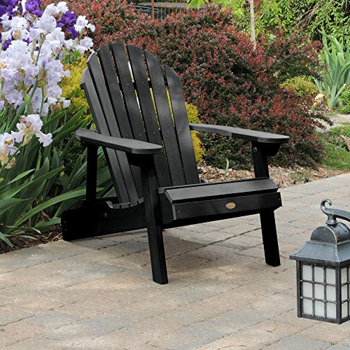 Highwood Ad-Chl1-Bke Hamilton Made In The Usa Adirondack Chair, Adult Size, Black #TOP4