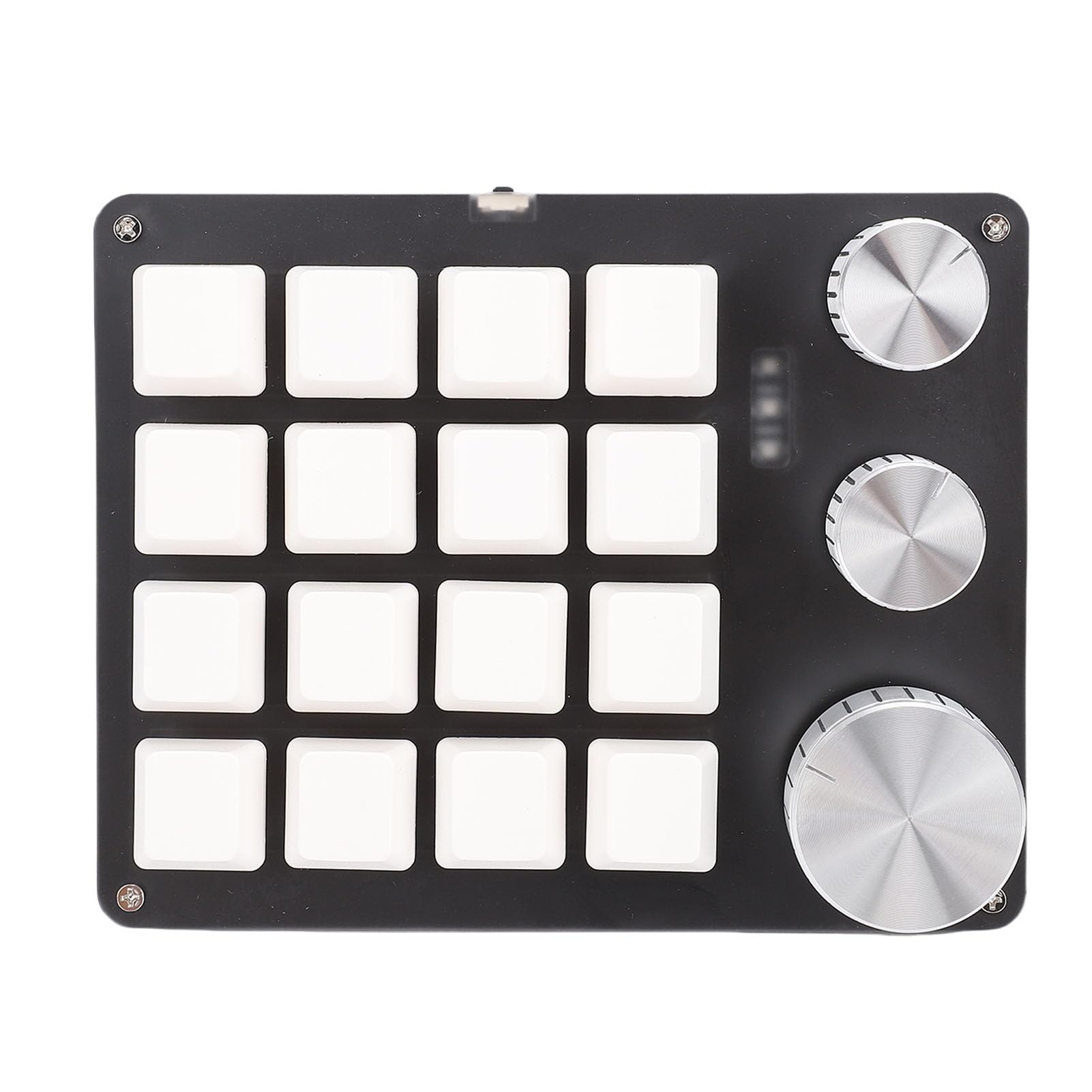 Tastierino Personalizzato, Tastierino Macro Programmabile, Tastiera Meccanica a 16 Tasti (WHITE)