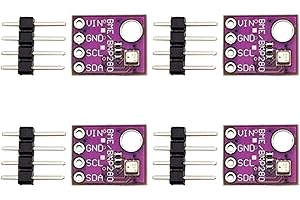 4Pcs GY-BME280-5 BME280 5V Atmospheric Pressure Sensor Temperature Humidity Module for Arduino