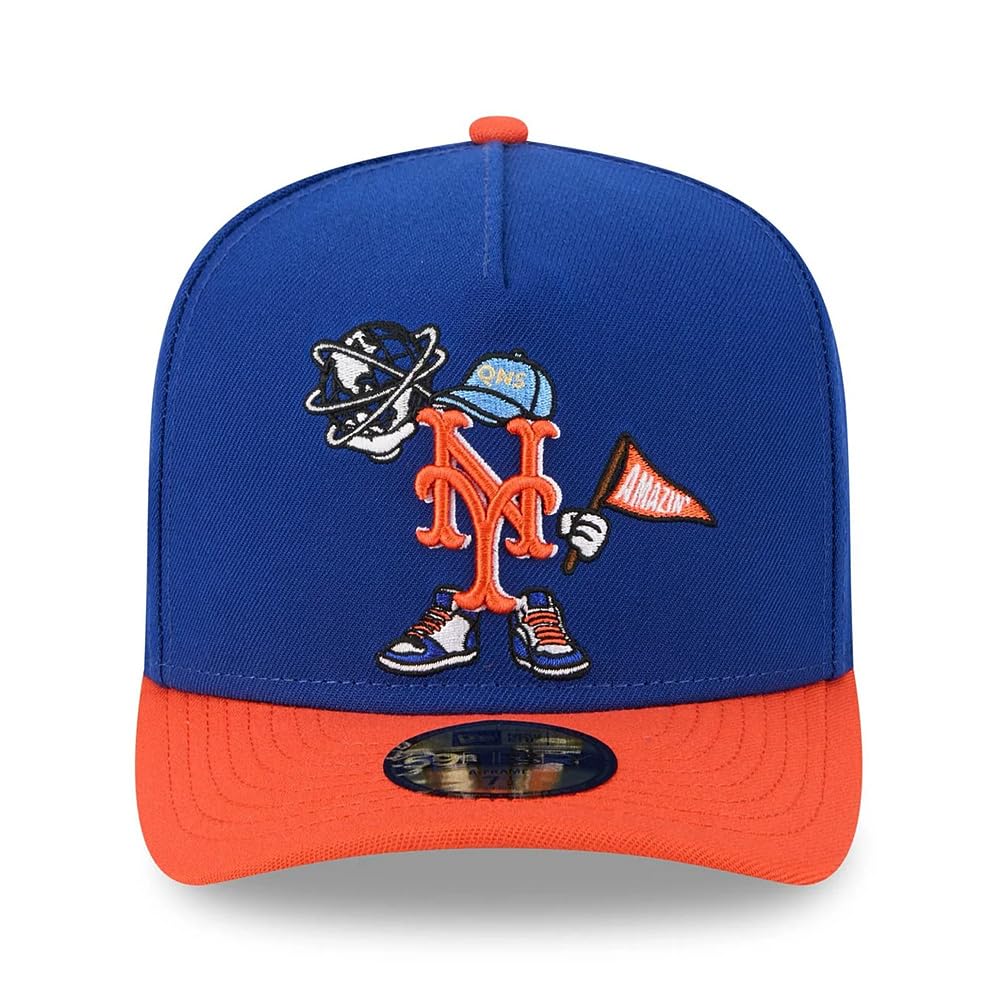 New Era NY New York Mets 59FIFTY Cartoon Fitted A-Frame Cap Hat