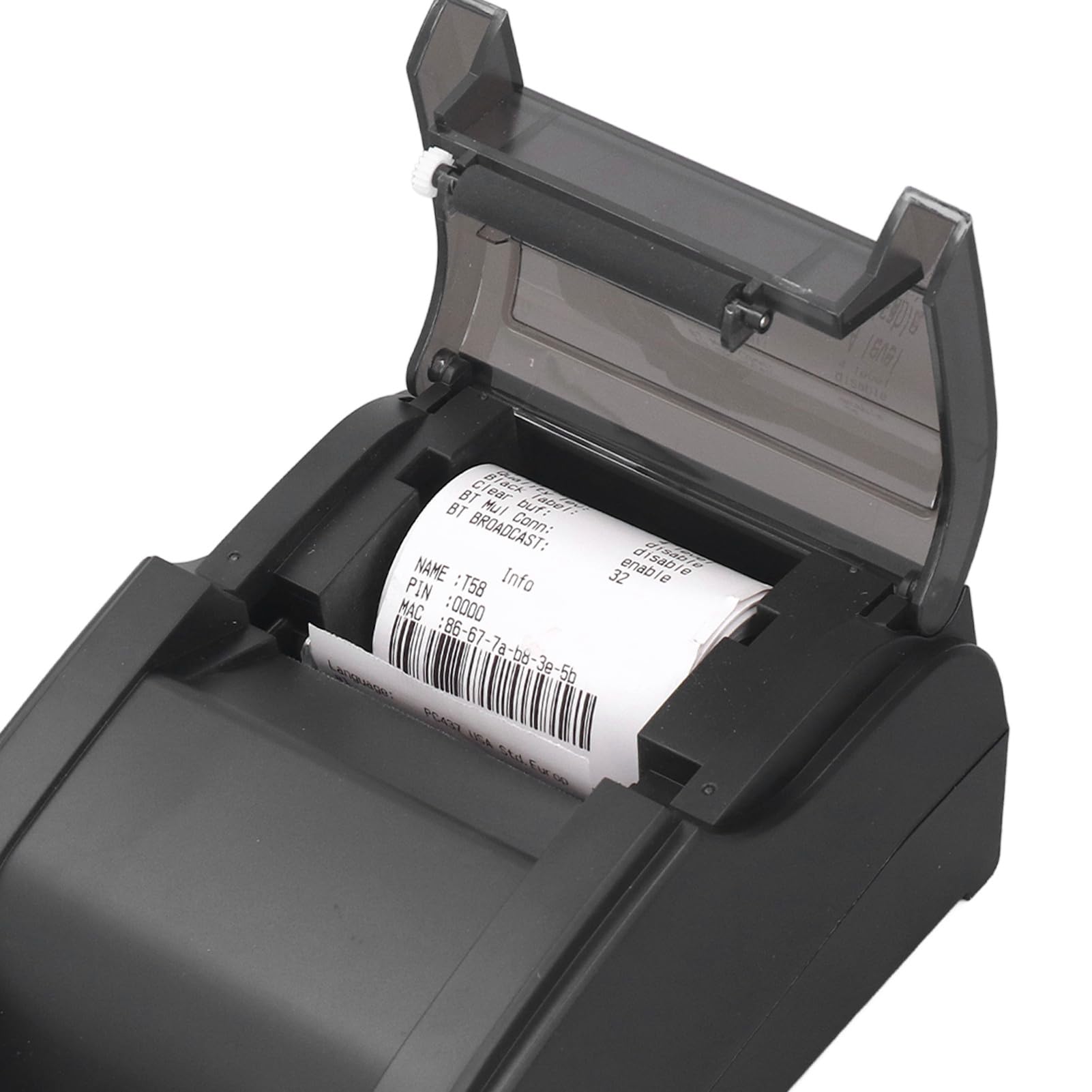 Domary Drukarka Termiczna 203 Dpi z USB do Etykiet Paragonowych na Komputer | Rozmiar Paragonu, Szybkie Drukowanie 90 Mm/s, materiał ABS, Wsporniki i kompatybilność z ESC POS