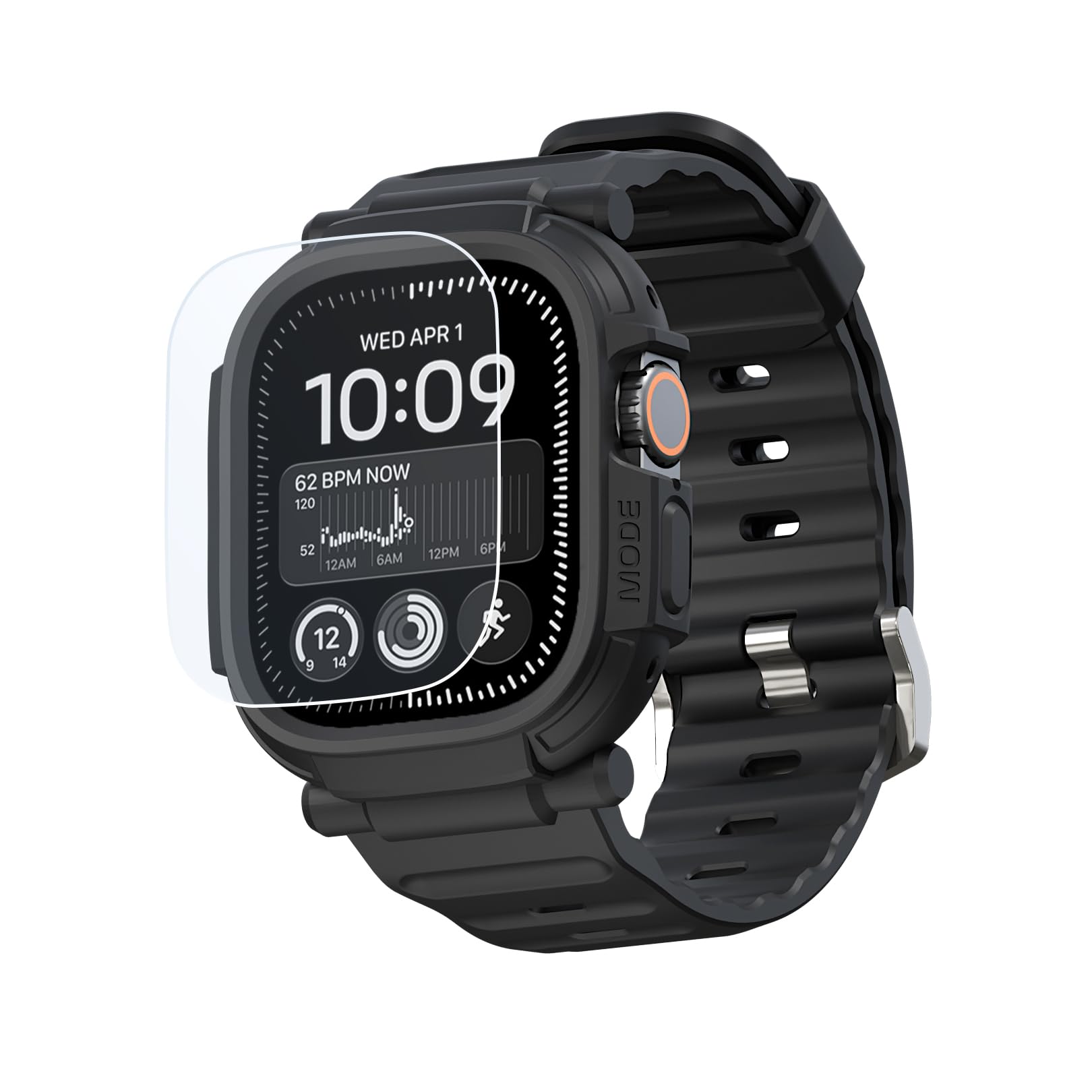 elkson Quattro Pro Case with Bands for Apple Watch Ultra 4 3 2 1 49mm
