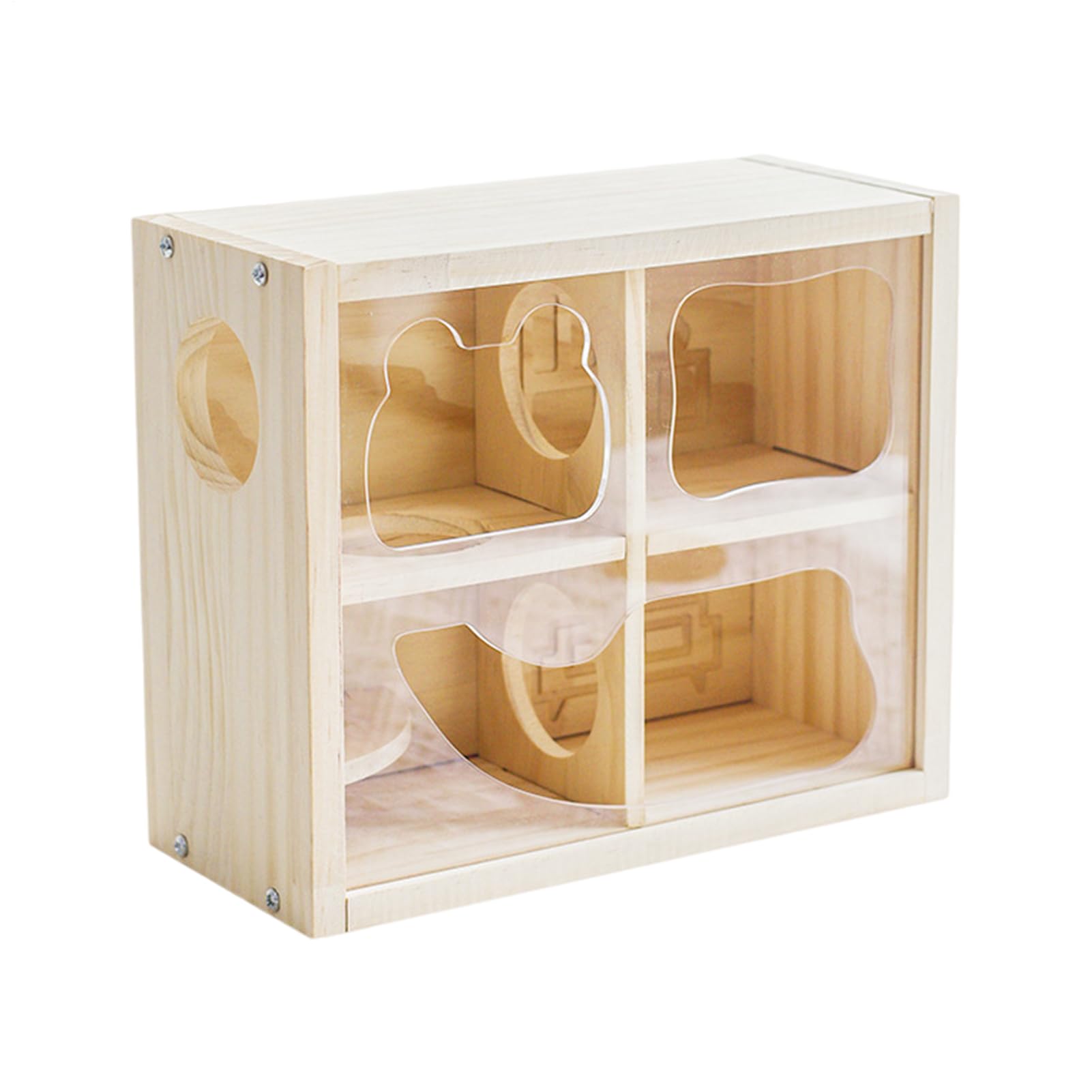 Maison pour hamster labyrinthe en bois pour jeux de chinchilla et hérisson