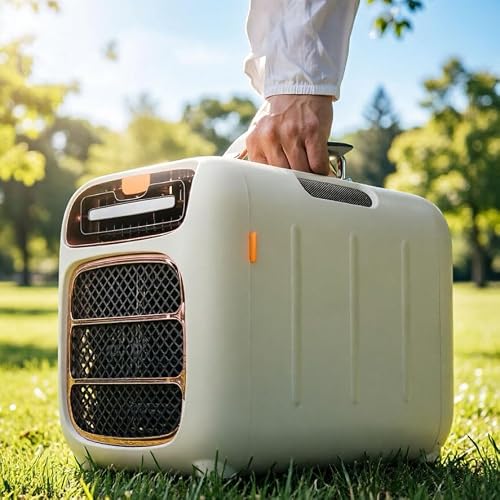 DIUNAOZI 4800 BTU Portable Tent Air Conditioner,4-in-1 Cooling Camping AC Unit with 24h Timer & Fan,Quiet Portable Air Conditioners for Tents, Truck, RV Outdoor and Home Use, Cools up to 200 sq ft