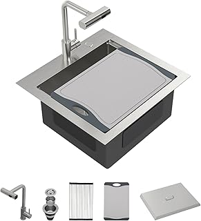 Outdoor Stainless Steel Drop-In Sink