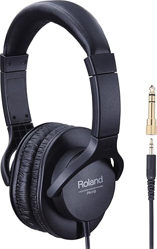 Roland Auriculares de ajuste cómodo de calidad RH-5 para instrumentos musicales electrónicos