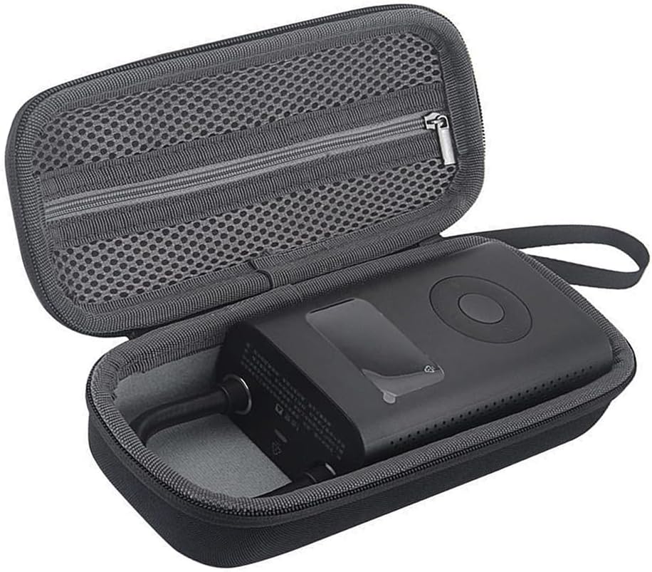 wrumava Hard Case Compatible for Xiaomi Portable Electric Air Pump 1S Car Bicycle Tire Inflator Storage Bag for USB Cable Air House, Connector Air Tube Accessories (Box Only)