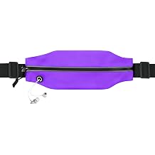 Running Belt Fanny Pack Men and Women Slim Running Bag Money Belt | Lightweight，Waterproof Soft Material，Adjustable Elasticated Belt，Reflective Strip，Running Essentials，Best Gifts