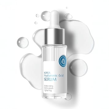 Hyaluronic Acid Serum for Face, Instant Hydration Hyaluronic Acid Ultra Hydrating Serum with Tremella Extract, Facial Moisturizer for All Skin Types, Skin Barrier Hydration Korean Skin Care