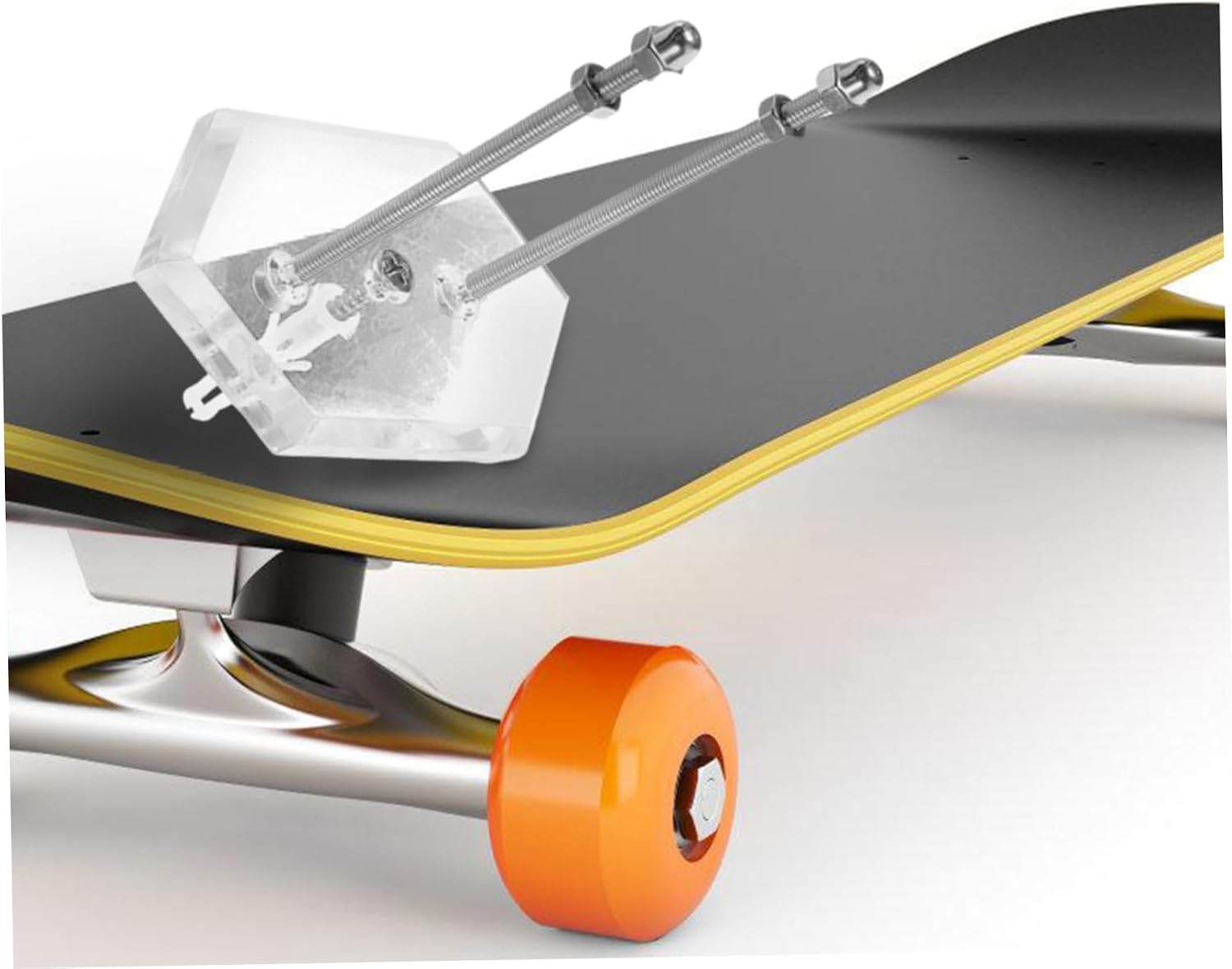 Outanaya 2pcs Skateboard Hanger Surfboard Rack Skateboard Mount -Mounted Skateboard Holder Solo Skateboard Rack