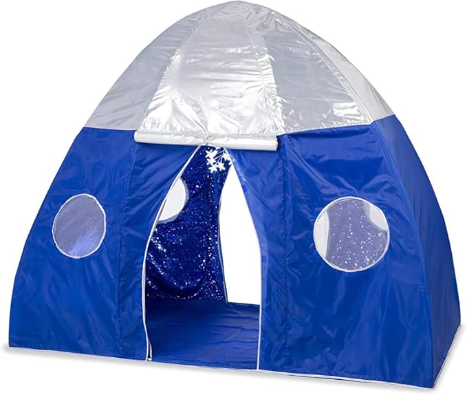 HearthSong Galactic Space Bed Tent Playhouse Electric