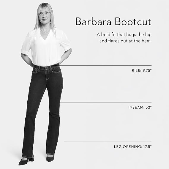 NYDJ Womens Plus Barbara Boot Leg