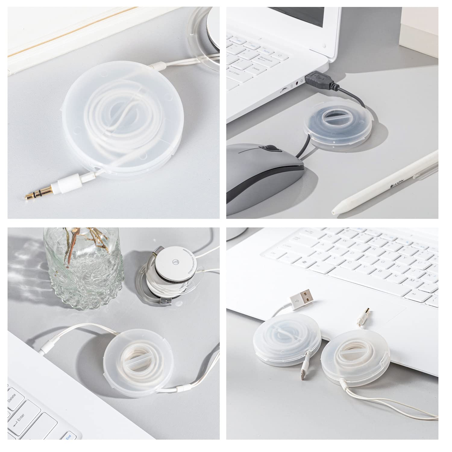 Amazon | Coollooda コード 巻き取り ケーブルまきとり 5個セット