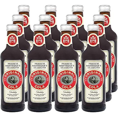 Hartridges Traditional Classic Cola Soft Drink, Pack Of 12x 330ml Bottles, Celebrated Taste, Sparkling Drink With Natural Extracts And No Artificial Colours, Suitable For Vegans Cover