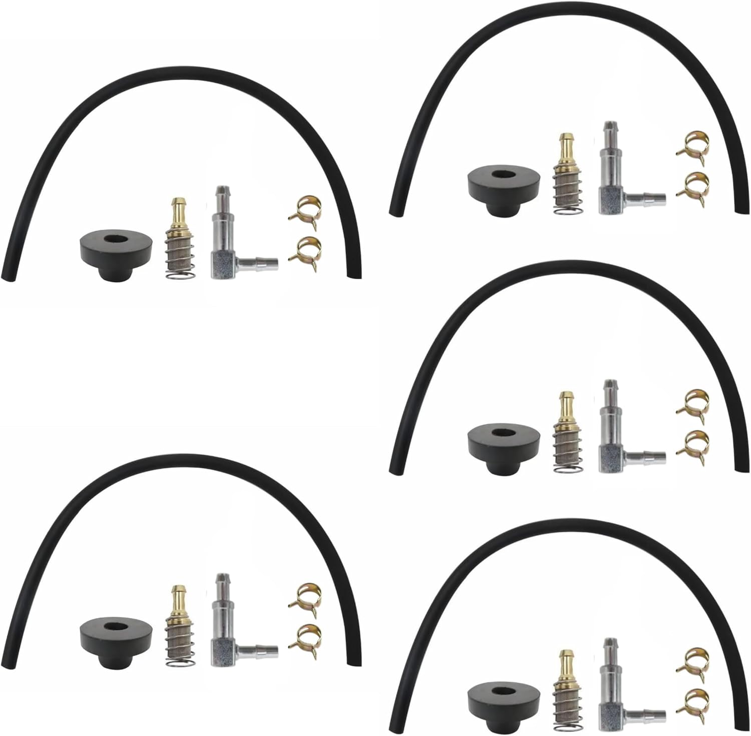 5PCS 6650239 Fuel Tank Pickup Screen Kit - Compatible with Bobcat Loaders 863 864 751 753T200 T190 763 773 7753 853 873 335 337 943 953 641 642 643 645 653 741 742 743 Articulated Loaders Excavators