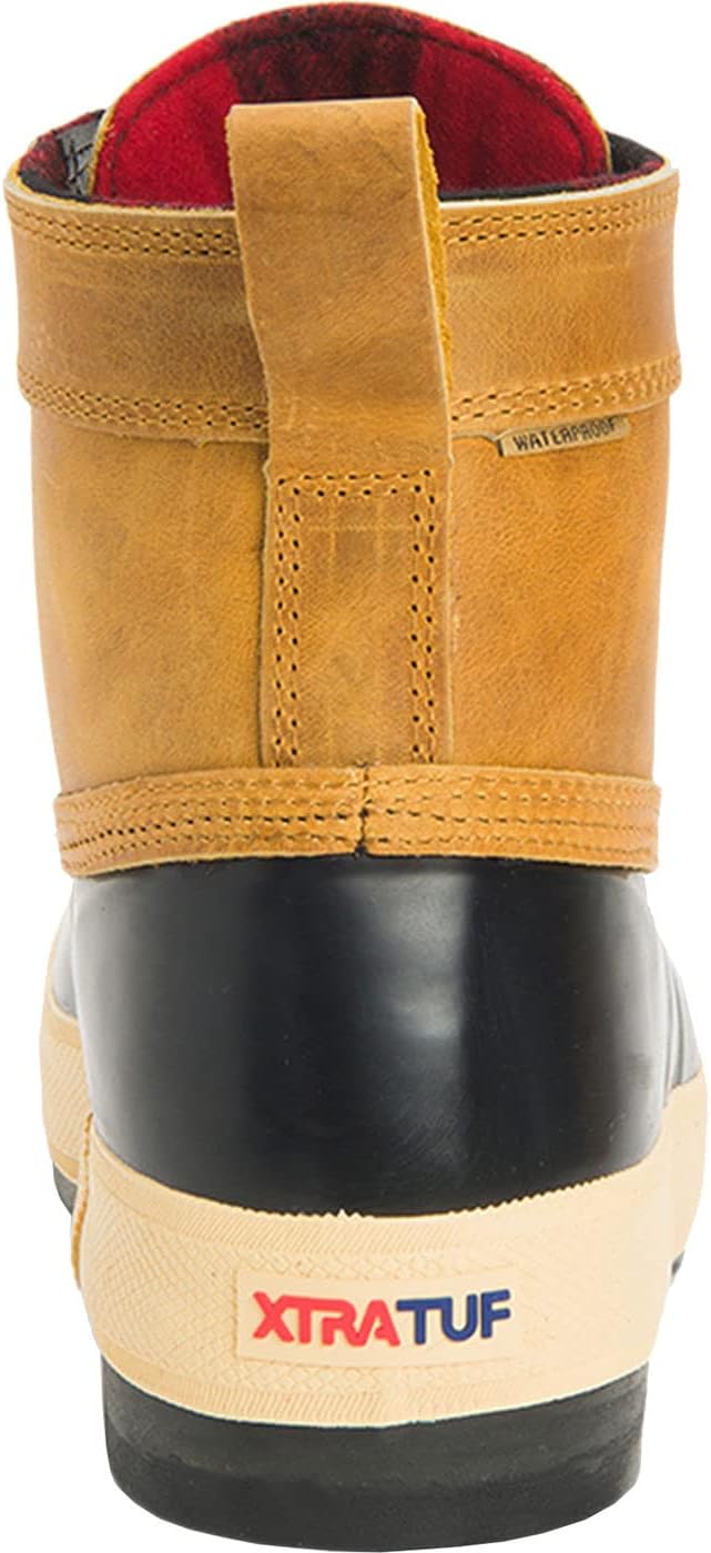 Xtratuf mens 6in Casual Over-the-ankle Waterproof Slip-resistant Arch Support Legacy Full Grain Leather Boots