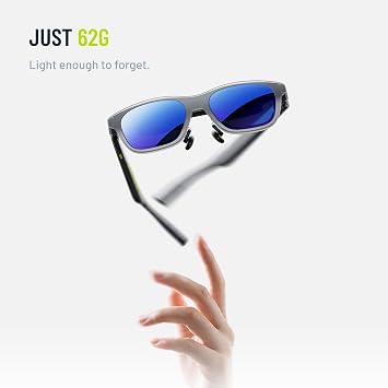 XREAL xbx a01+ AR Glasses, 147'' Big-Screen Display for Movies & Gaming | 62g Ultralight, Bright 1600-nit HDR10, USB-C DP for iPhone, iPad, Android, Steam Deck, ROG & PC