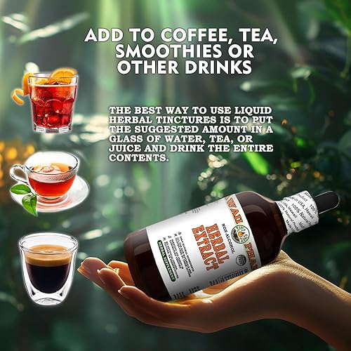 Miniatura 4 de Hawaii Pharm Extracto líquido de hibisco sin alcohol, hibisco orgánico (Hibiscus Sabdariffa) Suplemento herbario natural de glicerita de flor seca,