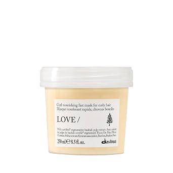 Davines LOVE/Curl Hair Mask, Extra Nourishing & Conditioning Treatment for Wavy to Curly Hair - Deeply Hydrates & Restores Elasticity - Intense Softness for Workable, Tamed Curls