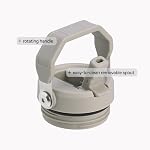 Stanley IceFlow Flip Straw 2.0 Bouteille d'eau 24 OZ | Paille intégrée avec ouverture plus grande & Résistant aux fuites (en acier inoxydable isolé) Sans BPA